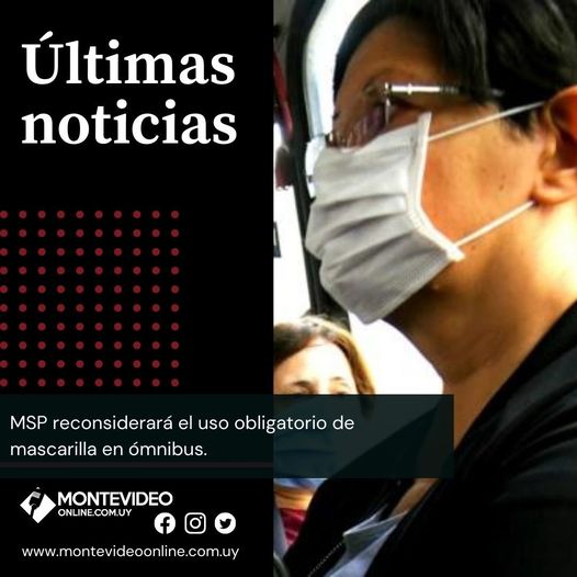 EL MSP EVALÚA EL REGRESO DEL TAPABOCAS OBLIGATORIO EN ÓMNIBUS