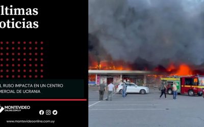 MISIL RUSO IMPACTA EN UN CENTRO COMERCIAL DE UCRANIA