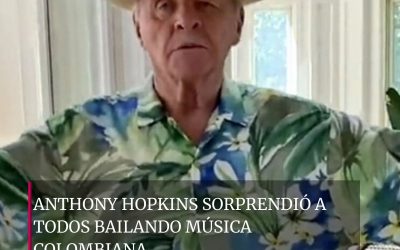ANTHONY HOPKINS SORPRENDIÓ A TODOS BAILANDO MÚSICA COLOMBIANA