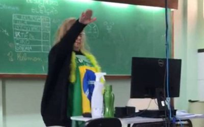 DESPIDEN A UNA PROFESORA POR HACER EL SALUDO NAZI