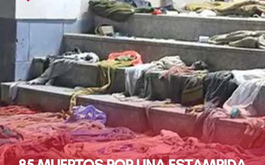 85 MUERTOS POR UNA ESTAMPIDA EN UN ACTO BENÉFICO
